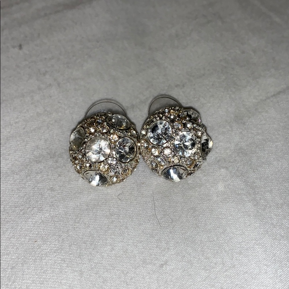 Silver earrings